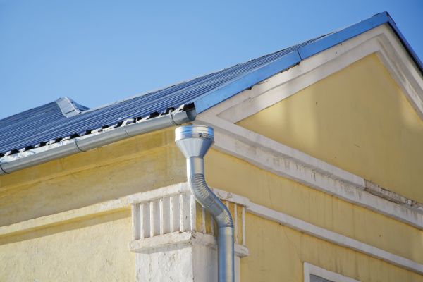 Steel Downspout Installation in Miami Beach