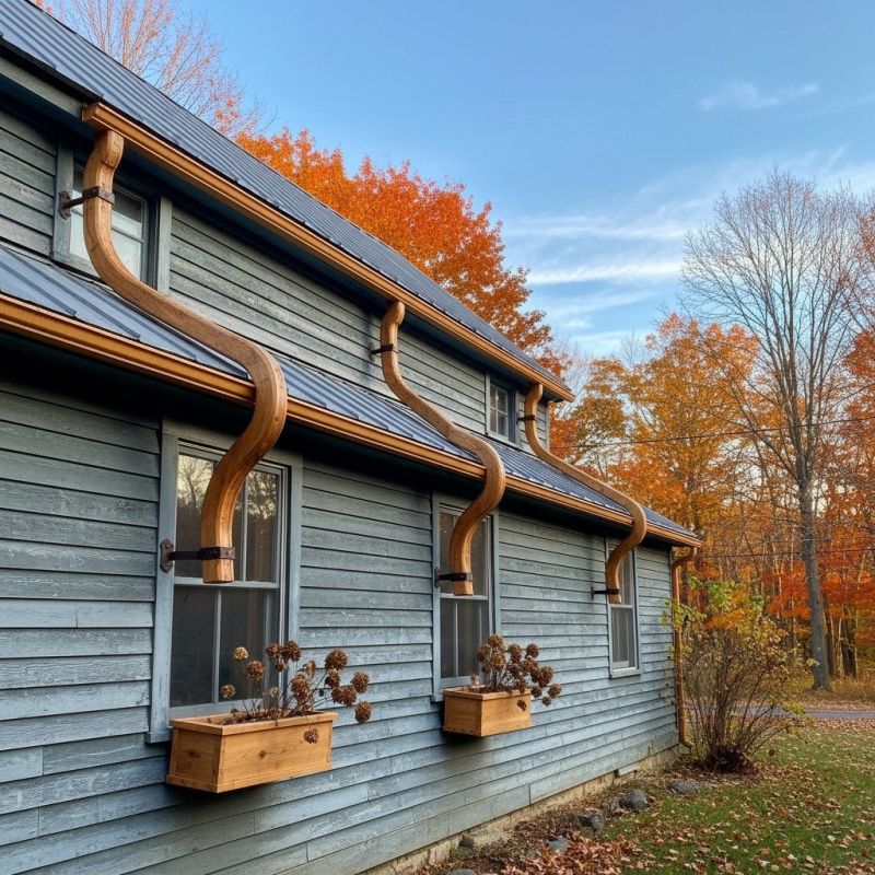 Curved Gutter Installation